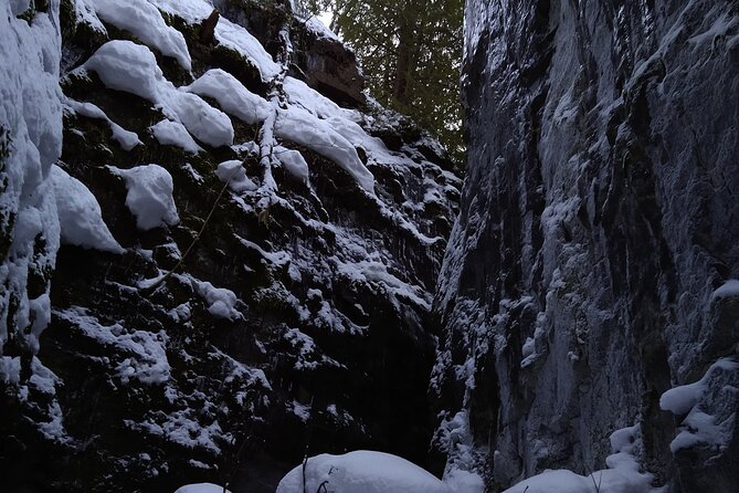 Private Singhampton Caves Snowshoe Tour Collingwood/Blue Mtn - Start Time