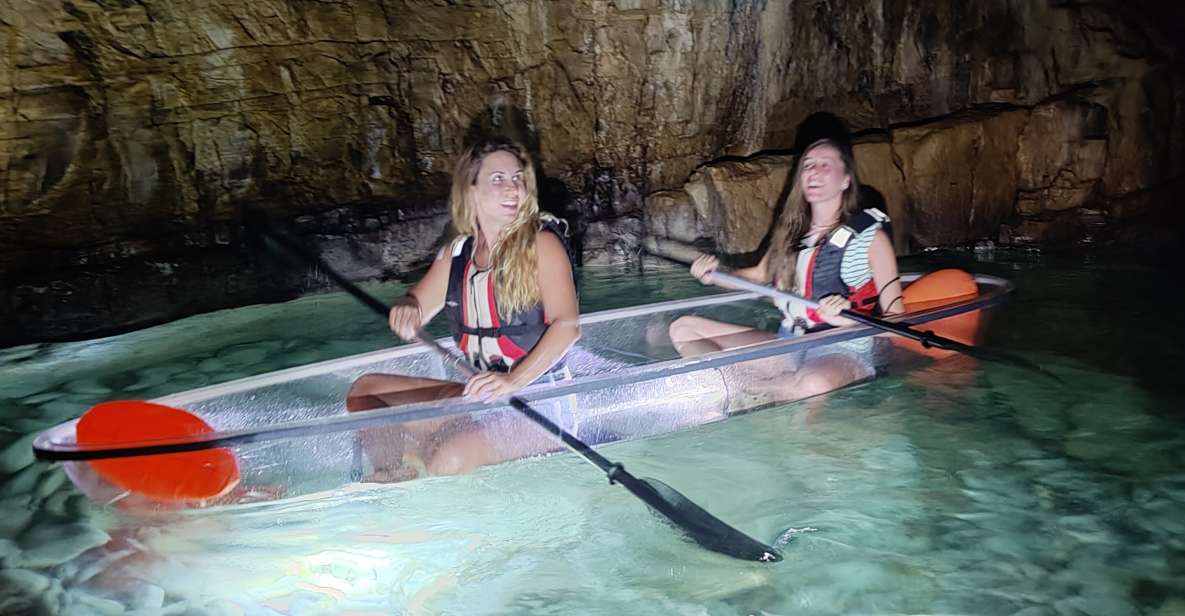 Pula: Blue Cave Illuminated Clear-Bottom Kayak Night Tour - Meeting Point and Parking