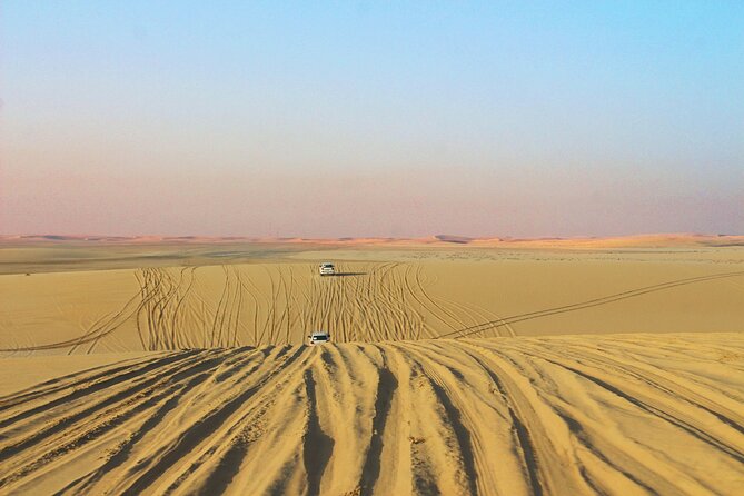 Qatar Gold Dune Safari, Dune Bashing,Camel Ride,Sand Boarding,Inland Sea Desert - Visiting the Inland Sea