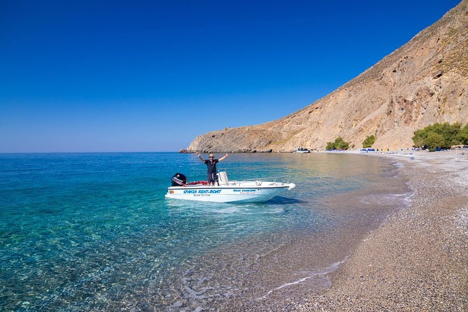 RENT A BOAT 5.5m - 30hp LICENSE FREE Chora Sfakion, Sfakia - Accessibility and Policies