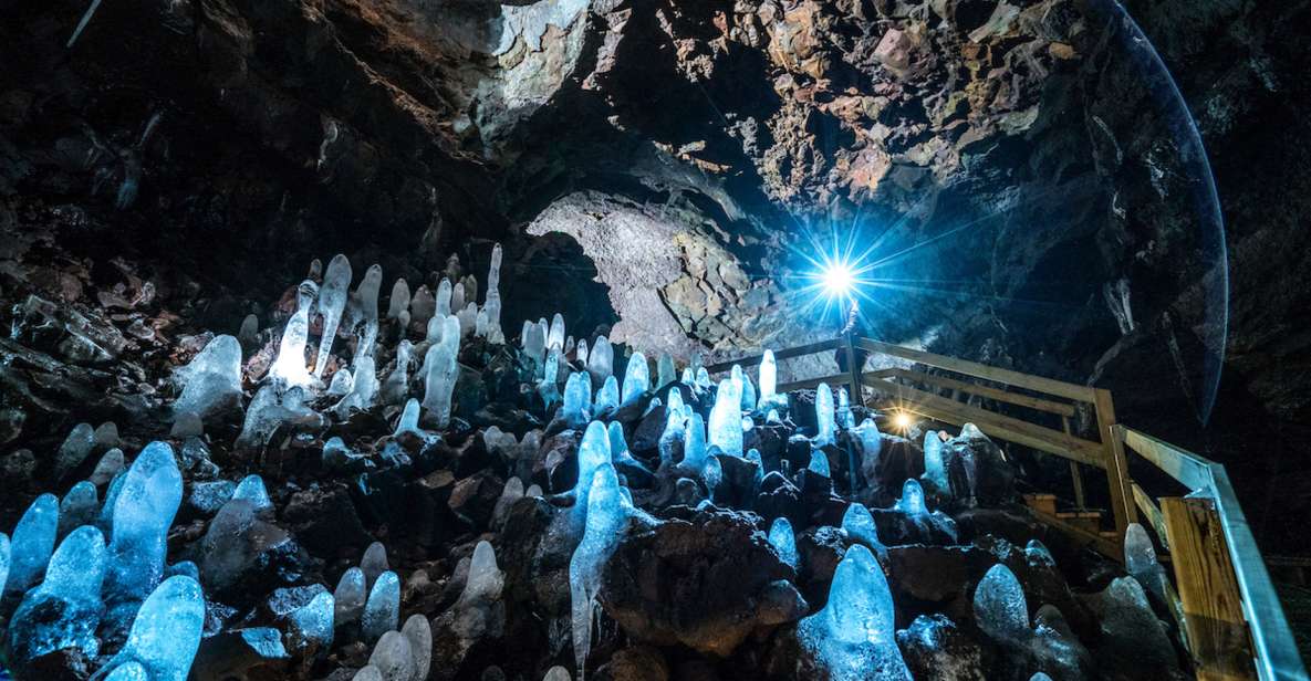 Reykjavik: Lava Cave, Hot Springs, and Waterfalls Tour - Glanni Waterfall