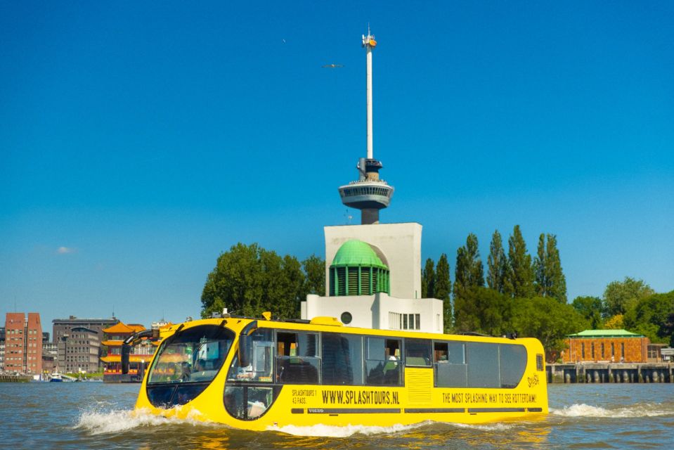 Rotterdam: 1-Hour Sightseeing Splash Tour - Cancellation and Reservation