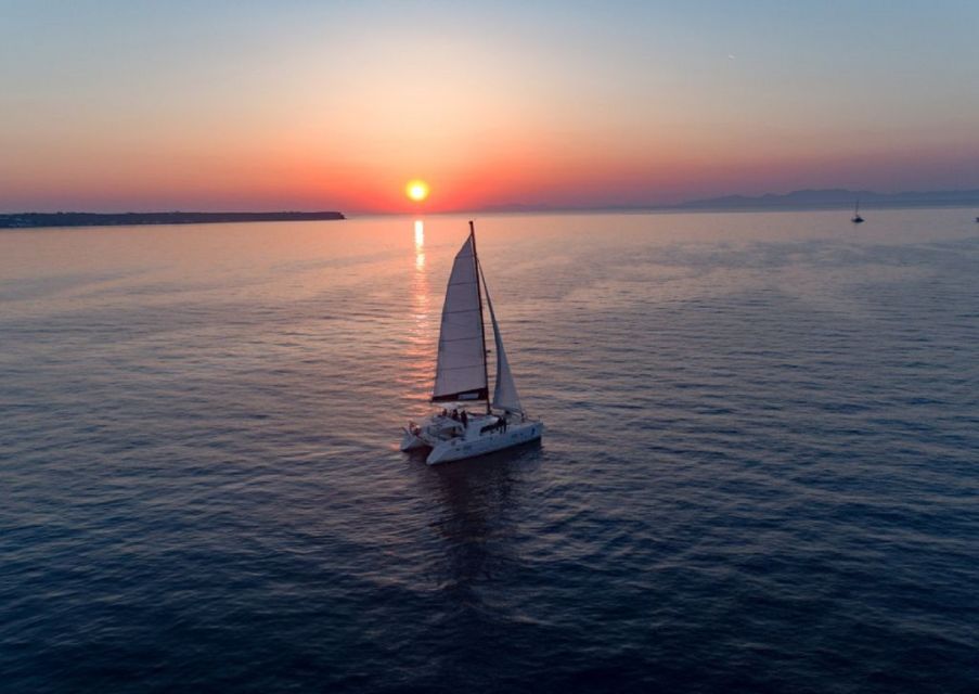 Santorini: Private Sunset Cruise With Dinner and Drinks - Inclusions and Amenities