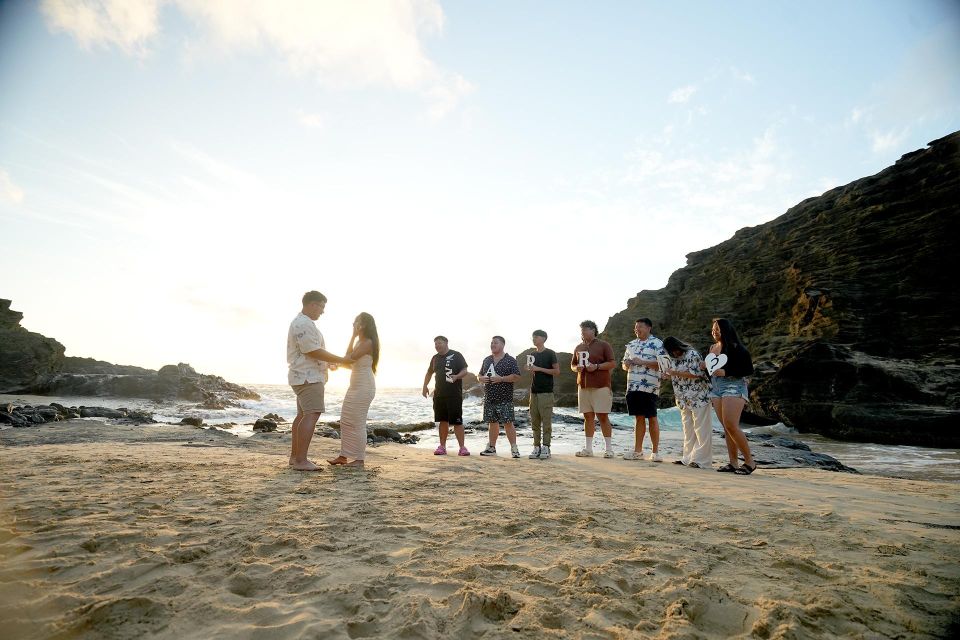 Secrete Proposal Photo/Video Honolulu Blowhole - Proposal Customization