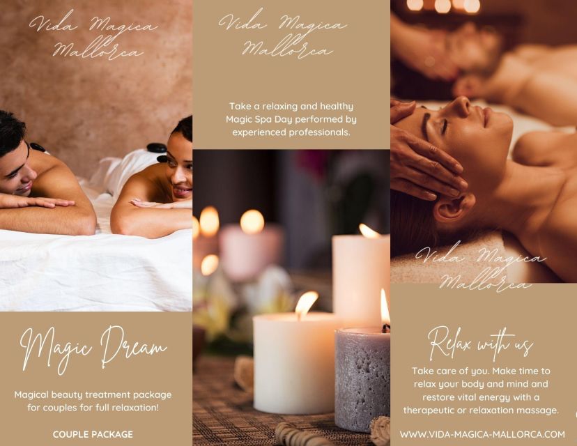 Ses Salines - Couple Day Spa Package Magic Dream - Spa Treatment Details