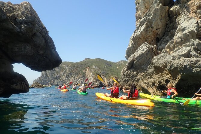 Sesimbra Discovery by Kayak - Stop at Praia Do Ribeiro Do Cavalo