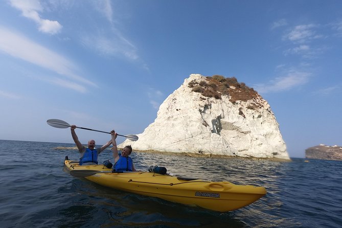 Small-Group Santorini Sea Caves Kayak Trip With Snorkeling & Picnic - Snorkeling, Cliff Jumping, and Picnic