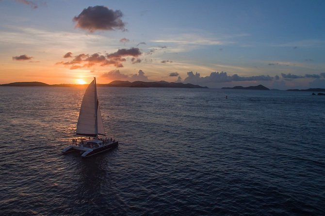 St. Thomas Champagne Sunset Sail With Open Bar & Hors Doeuvres - Ritz-Carlton - Sunset Sail Around St. John