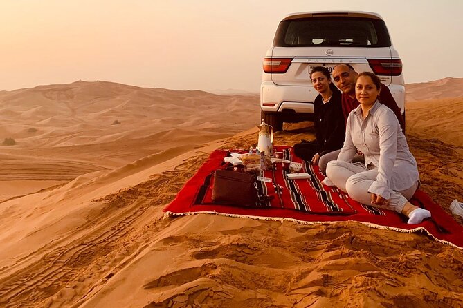 Sunrise Private Desert Safari With Refreshment & Camel Ride Dubai - Sandboarding Adventure