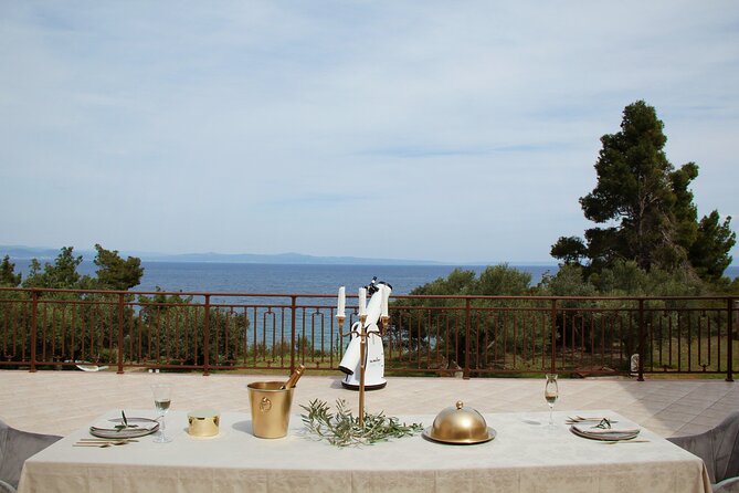 Sunset View With Dinner and Wine Tasting in Halkidiki - Mushroom Ravioli With Garlic