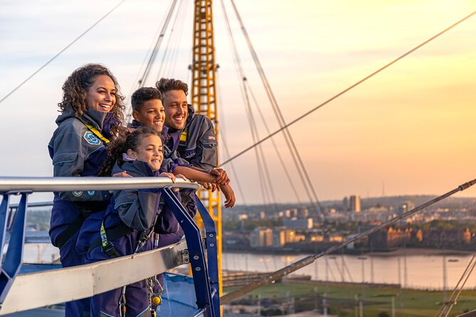 Up at The O2 Sunset Climb - Inclusions and Amenities