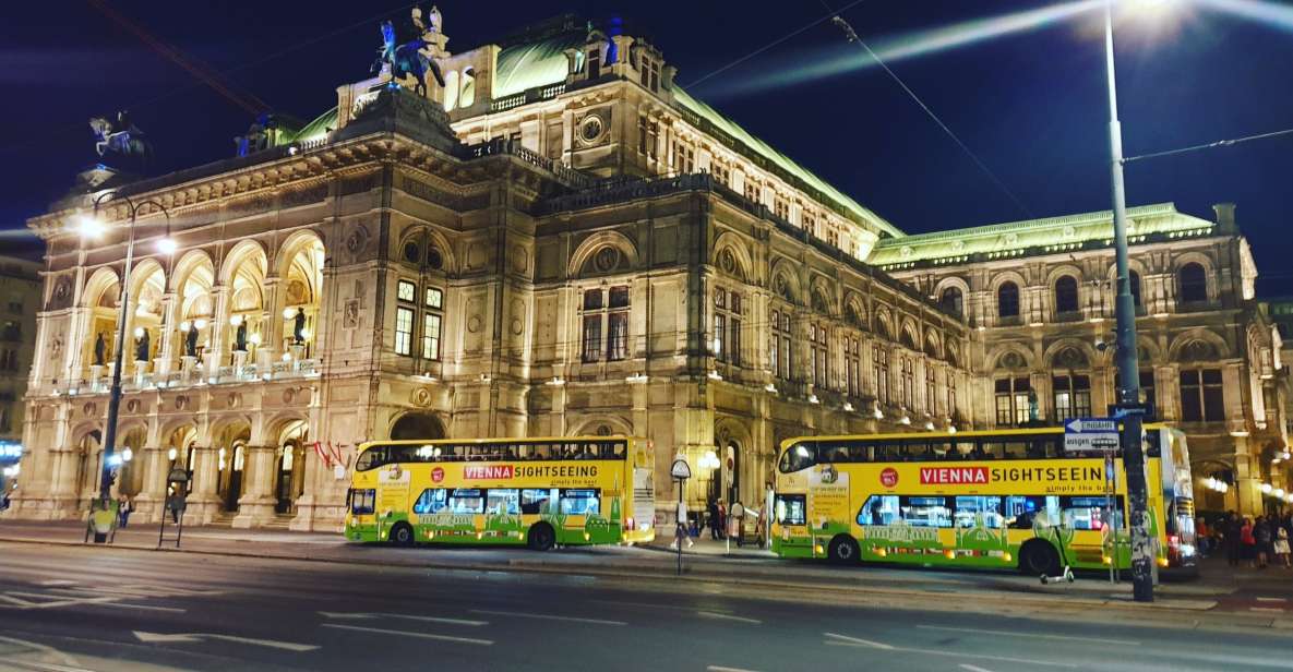 Vienna: Panoramic Night Tour by Bus - Language Options