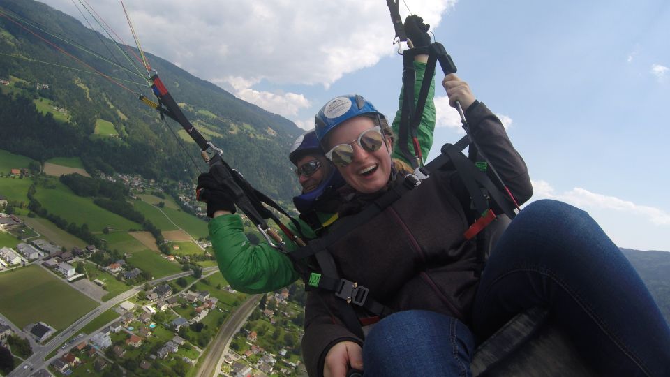 Villach/Ossiacher Lake: Paragliding Action Tandem Flight - Flight Duration and Inclusions