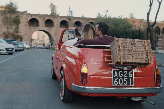 Vintage Fiat 500 Cabriolet: Private Tour to Romes Highlight - Cancellation Policy