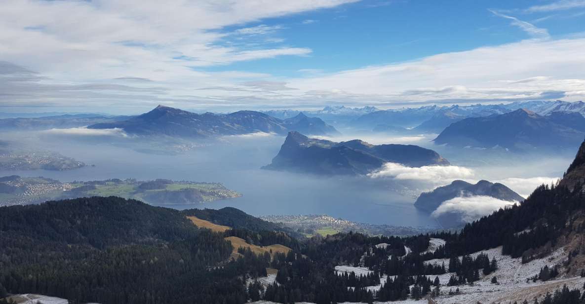 Winter Panorama Mount Pilatus: Small Group Tour From Luzern - Panoramic Winter Wonderland