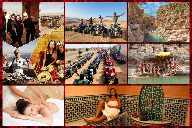 4 Excursions in 1 Pack = City Tour + Quads + Hammam-Massage + Paradise Valley - Package Overview