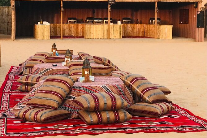 Abu Dhabi Desert Safari With BBQ Dinner,Sandboarding & Camel Ride - Henna Tattoo Experience