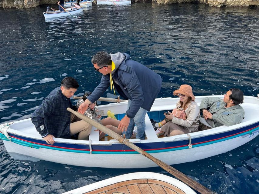 All Inclusive Blue Grotto Visit and Capri Private Boat Tour - Tour Duration and Group Size