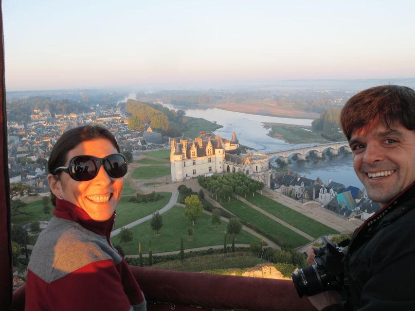 Amboise Hot-Air Balloon VIP for 6 Over the Loire Valley - Post-Flight Celebration