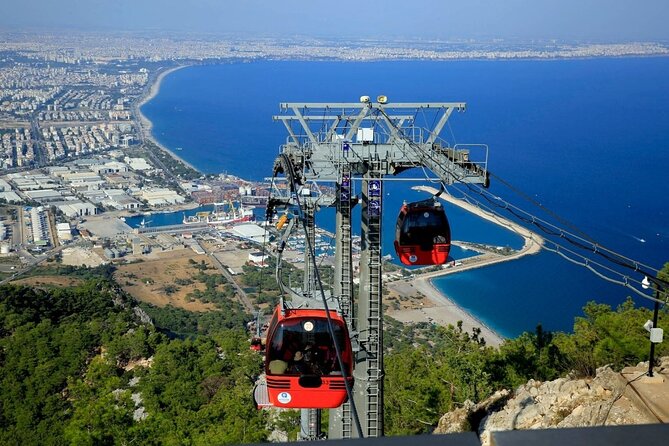 Antalya City Tour With Olympos Cable Car, Boat Trip and Waterfall - Olympos Cable Car