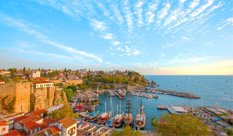 Antalya: Sightseeing City Tour With Cable Car and Boat Trip - Visiting Duden Waterfalls