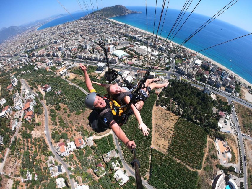 Antalya: Tandem Paragliding in Alanya W/Pick From Antalya - Alanyas Picturesque Scenery