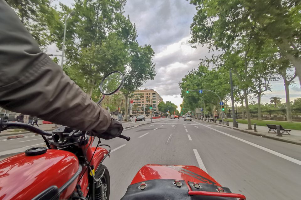 Barcelona: Motorcycle Sidecar Full-Day Tour With Stops - Tour Features