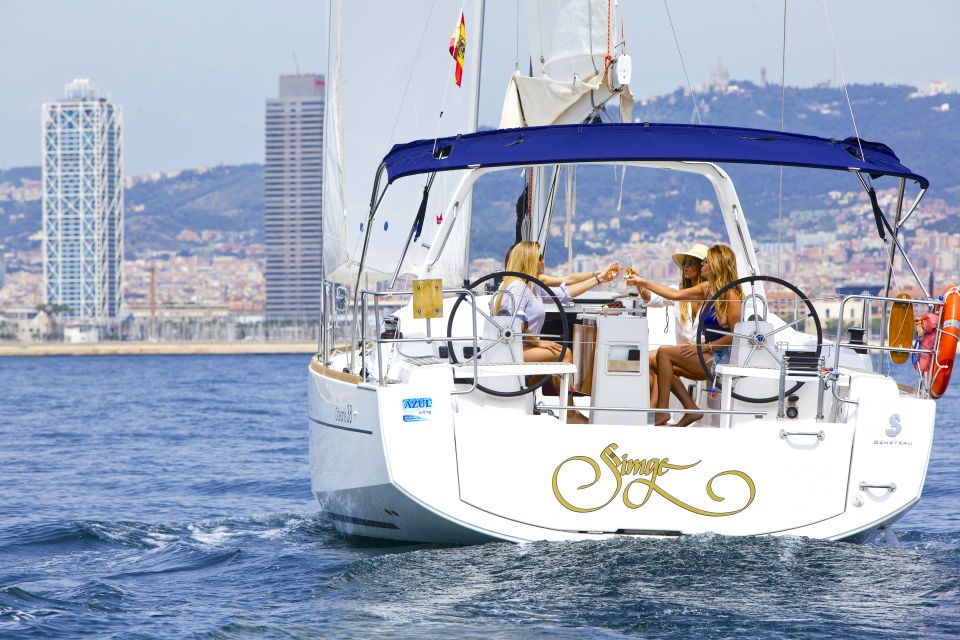 Barcelona: Private Sailing Trip With Drinks and Snacks - Onboard Amenities and Refreshments