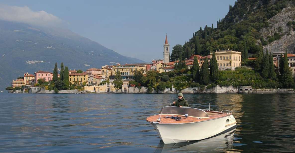 Bellagio/Menaggio: Private Trip on a Vintage Wooden Boat - Booking Details and Cost