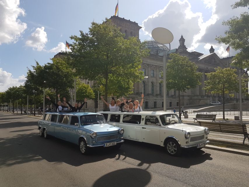 Berlin: Trabi Limousine Airport Transfer With City Tour - Booking and Cancellation Policy