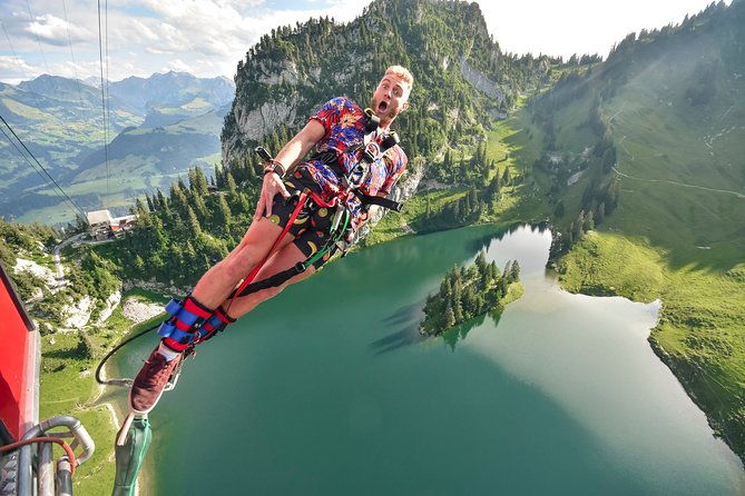 Bungee Jump at Stockhorn With OUTDOOR - Essential Safety Equipment Provided