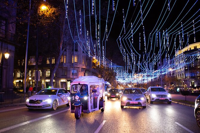 Christmas Lights Tour in Madrid in Private Eco Tuk Tuk - Pricing and Booking