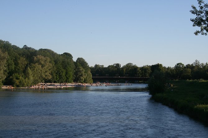 City Walk + English Garden and Colorful History + Culture in the City Center - Observing River Surfers on the Eisbach