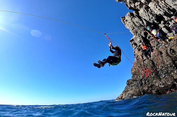 Coasteering Xtreme Gran Canaria: an Ocean & Mountain Adventure - Abseiling Down Towering Cliffs