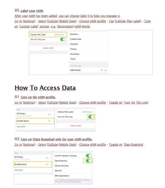 Esim for UK - Data Plans - Activation and Setup