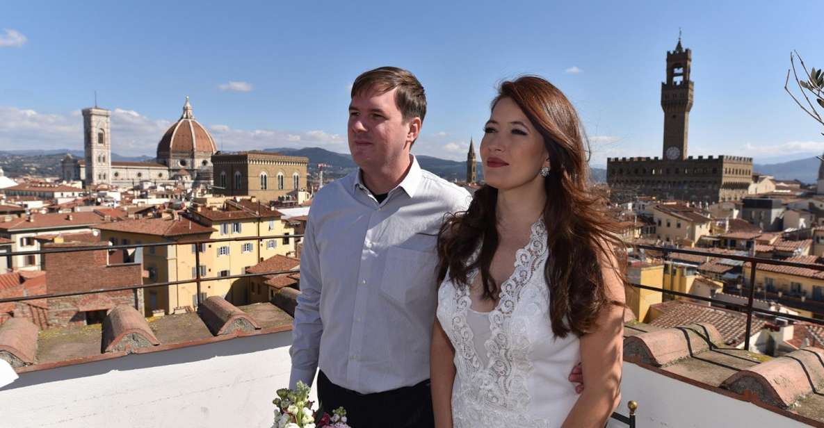 Florence: Symbolic Wedding and Vows Renewal Package - Photography and Meal