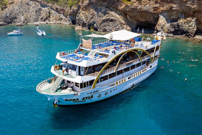 From Antalya to Kemer Mega Star Boat Trip W/Free Transfer - Foam Party With International Beats