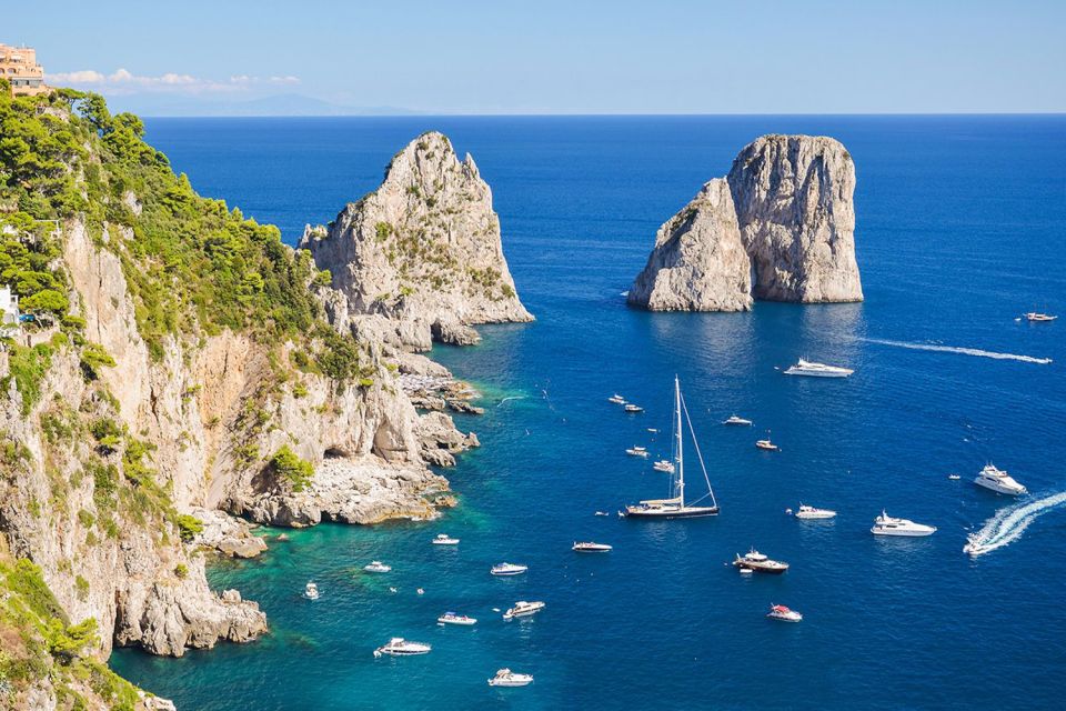 From Naples: Private Capri Boat Excursion - Green Grotto and Turquoise Waters