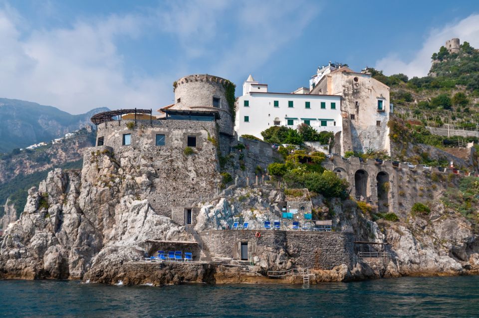 From Praiano: Amalfi Coast Guided Private Cruise With Drinks - Dining and Refreshments