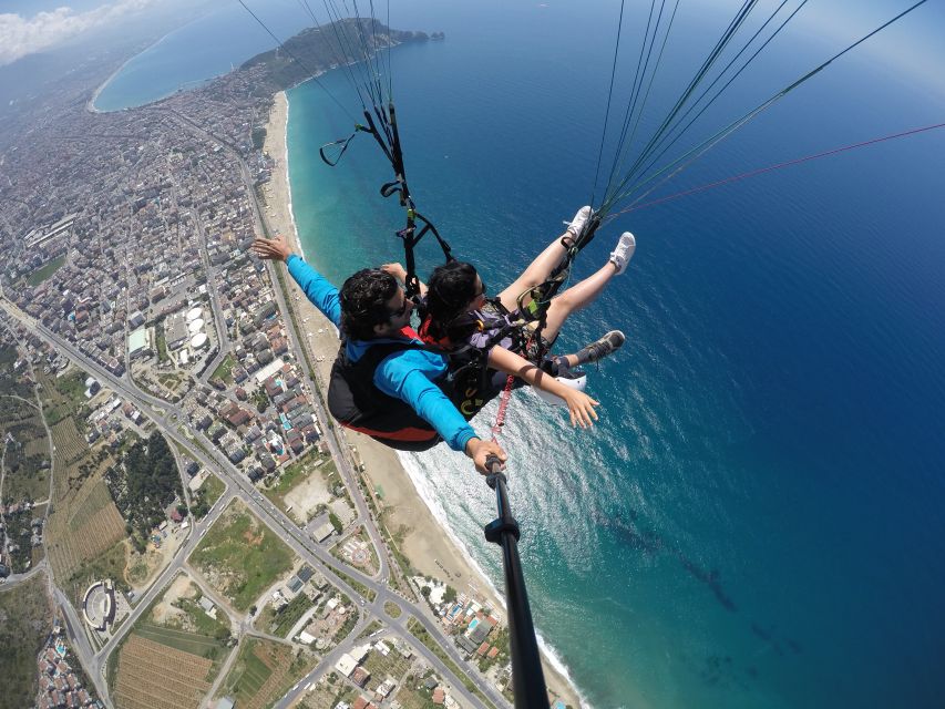 From the City of Side, Alanya, Paragliding - Transportation and Pickup