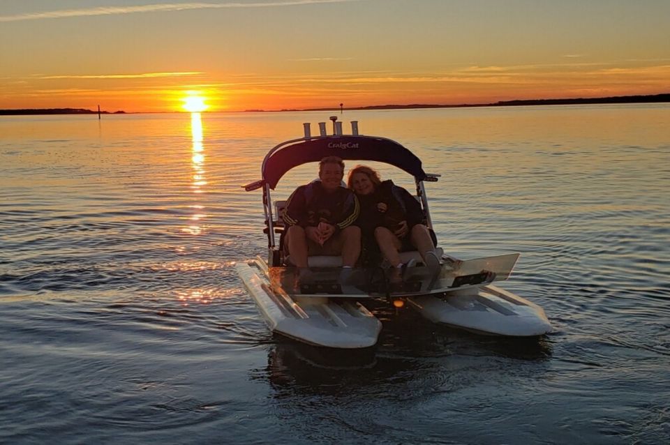 Hilton Head Island: Sunset Creek Cat Boat Tour - Sunset on Calibogue Sound