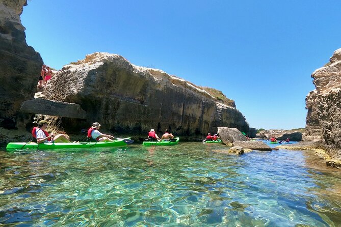 Kayak and Canoe Tour to Roca Vecchia and La Grotta Della Poesia - Included Equipment