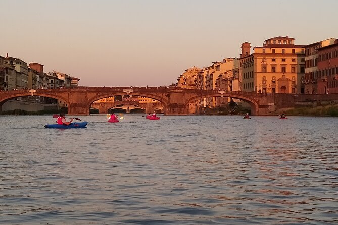 Kayak on the Arno River in Florence Under the Arches of the Old Bridge - Guided Kayak Tour of the Arno