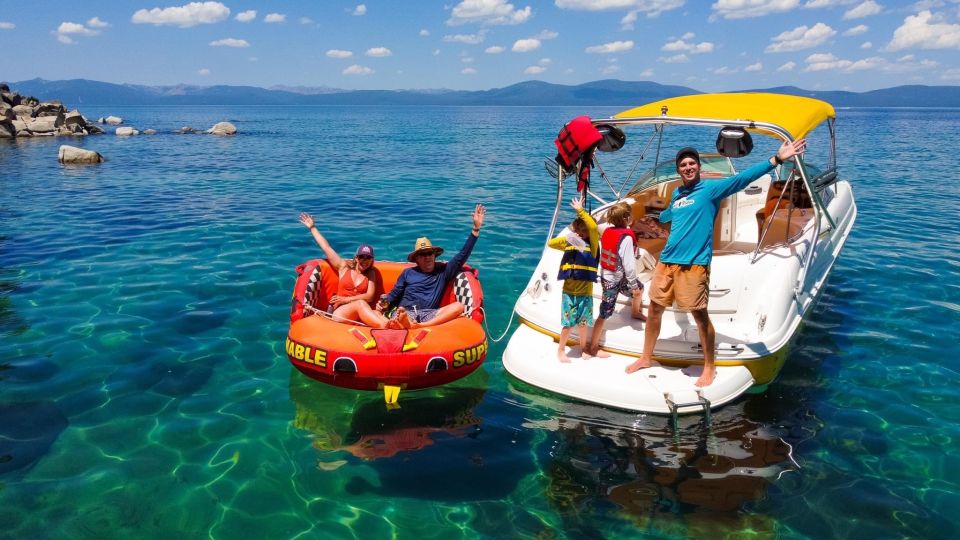 Lake Tahoe: Private Customizable Cruise With Watersports - Watersports and Activities Offered