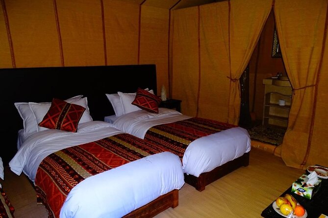 Luxury Camp in Merzouga Desert With Camel Ride, Car 4WD - Cancellation Policy