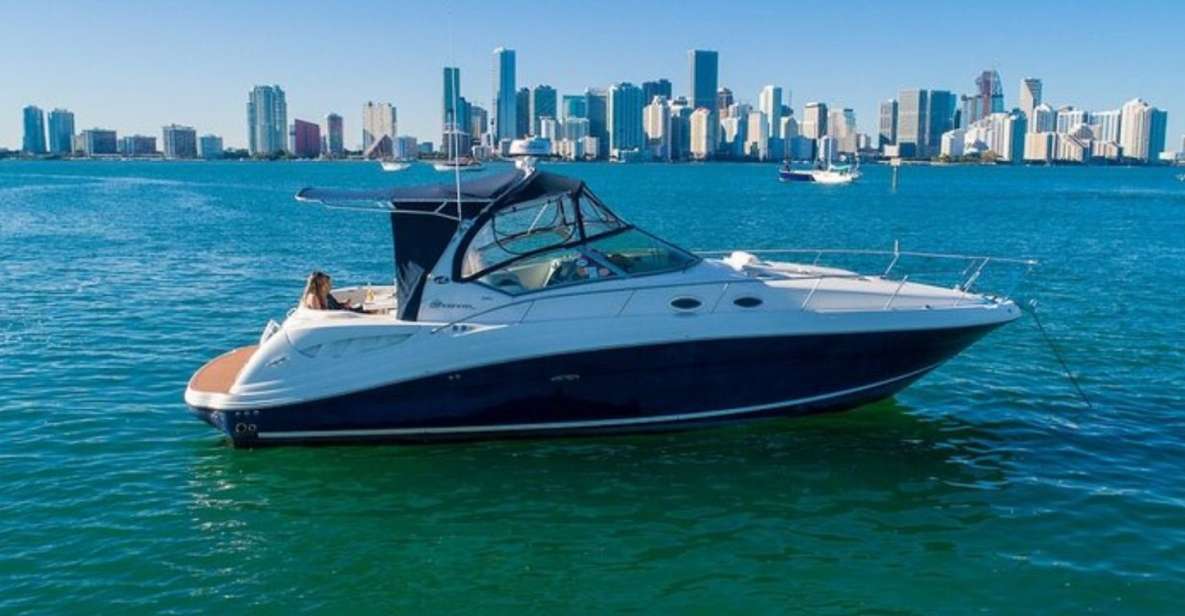 Miami: 37-Foot Sundancer Boat Rental - Booking and Cancellation Policy