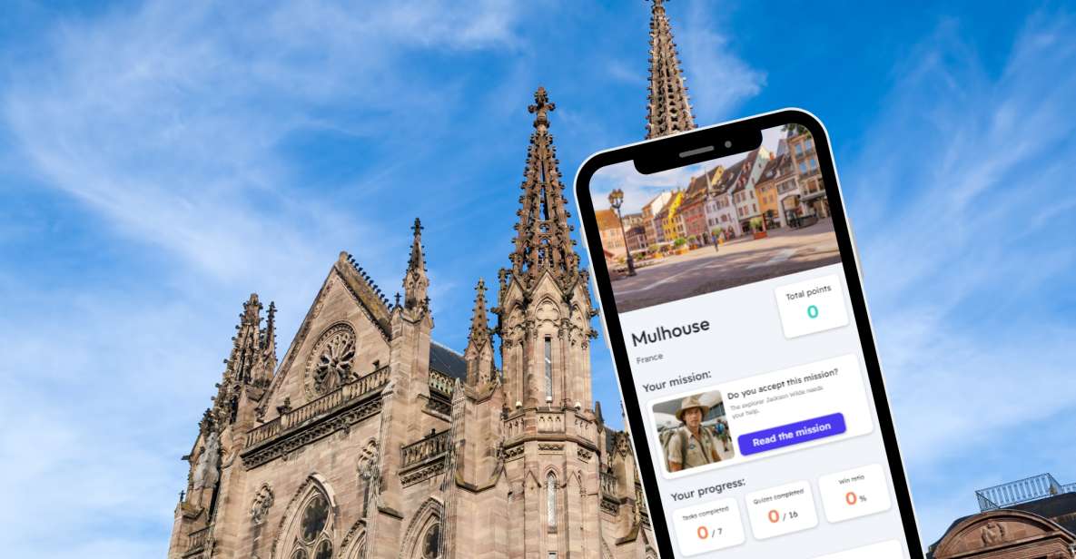 Mulhouse: City Exploration Game and Tour on Your Phone - Locations Included