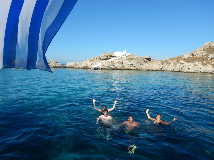 Naxos: Private Cyclades Sailing Cruise With Swimming Stops - Swimming and Snorkeling Spots