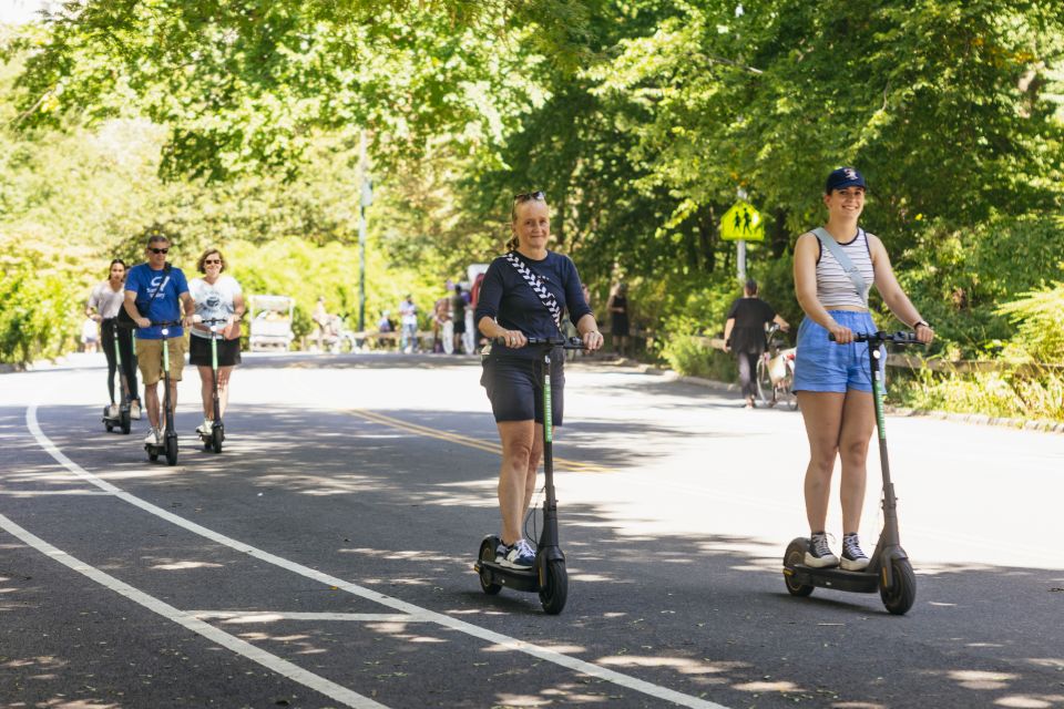 New York City: Central Park Electric Scooter Tour - Meeting Point and Important Information