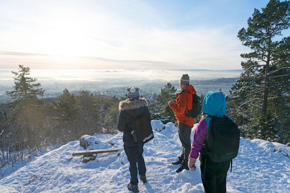 Oslo: Snow Hike to Vettakollen With Oslofjord Winter View - Live Tour Guide Experience